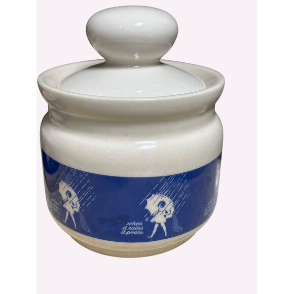 Morton Salt Vintage Creamer & Sugar Set With Lid Made In Japan Ceramic - Picture 6 of 11